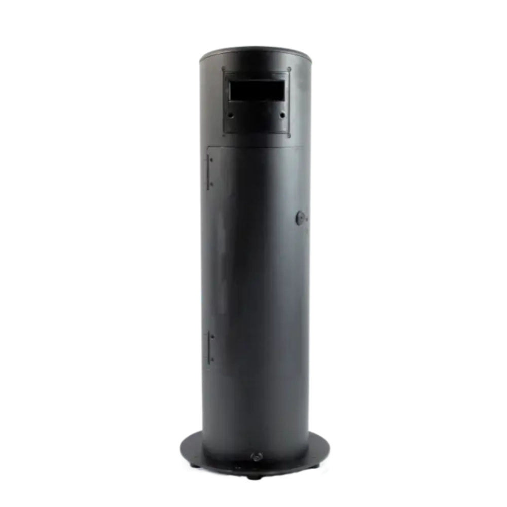 No-touch sanitary bin white front