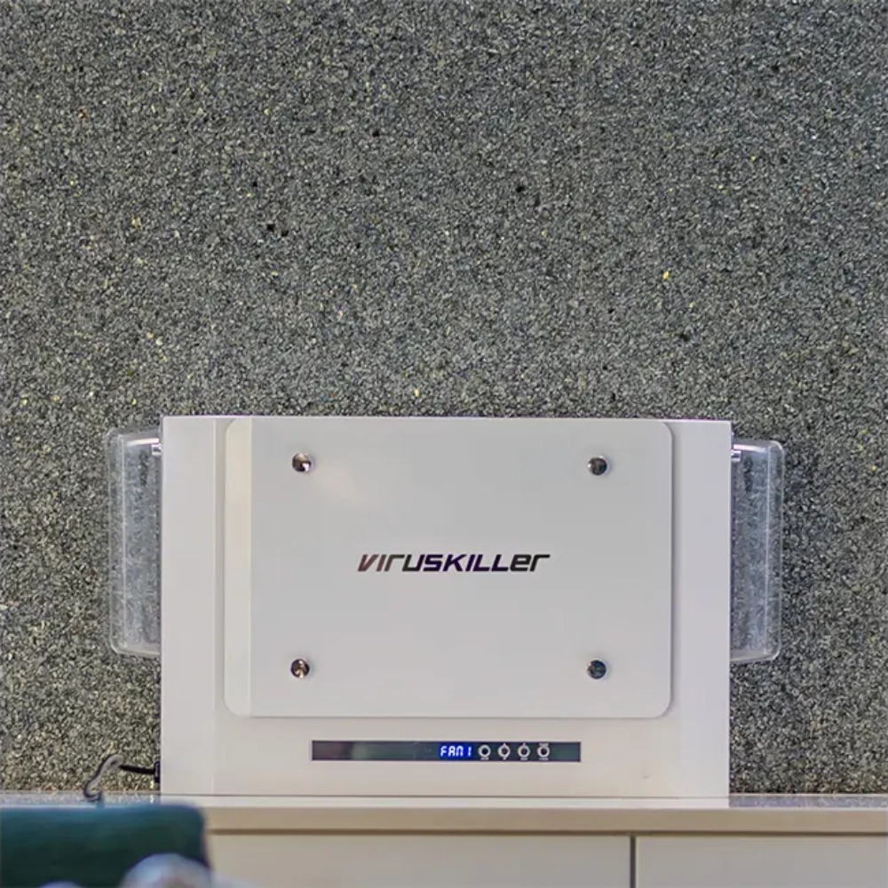 Signature dual sanitiser white front