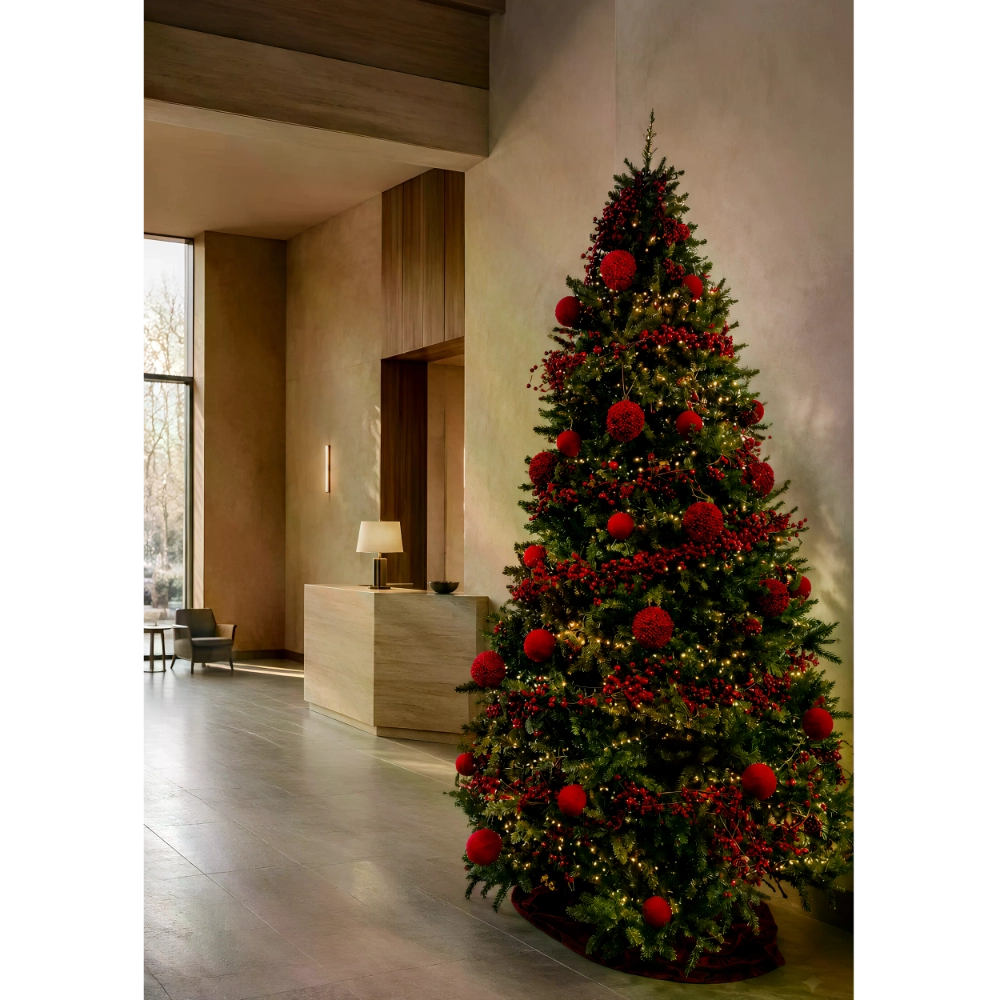 Árbol de navidad Santa Claus completo