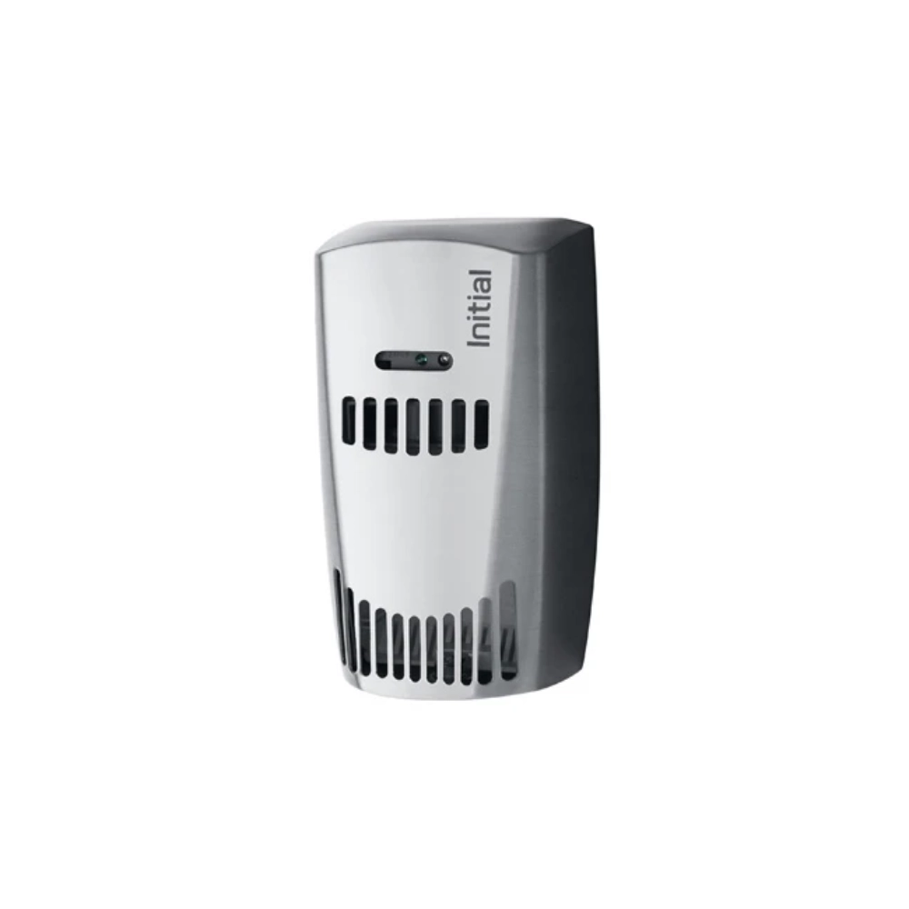 airfresh fan air freshener stainless steel, front view