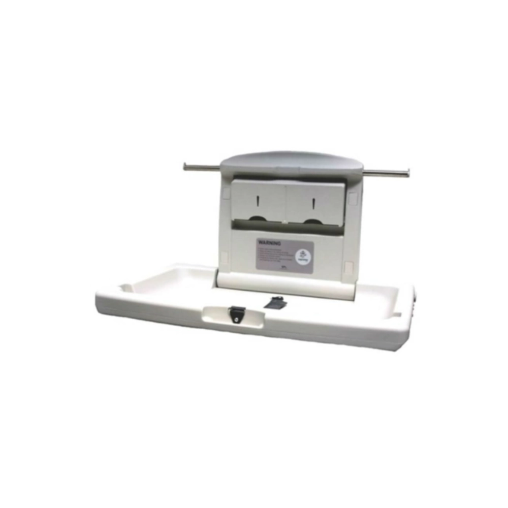 Horizontal baby change table