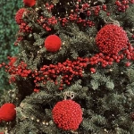 Árbol de navidad Santa Claus en detalle