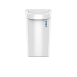 Waste bin white front