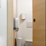 dual sanitiser in washroom
