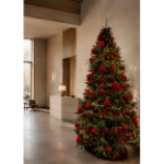 Árbol de navidad Santa Claus completo