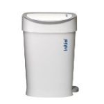 No-touch sanitary bin white front