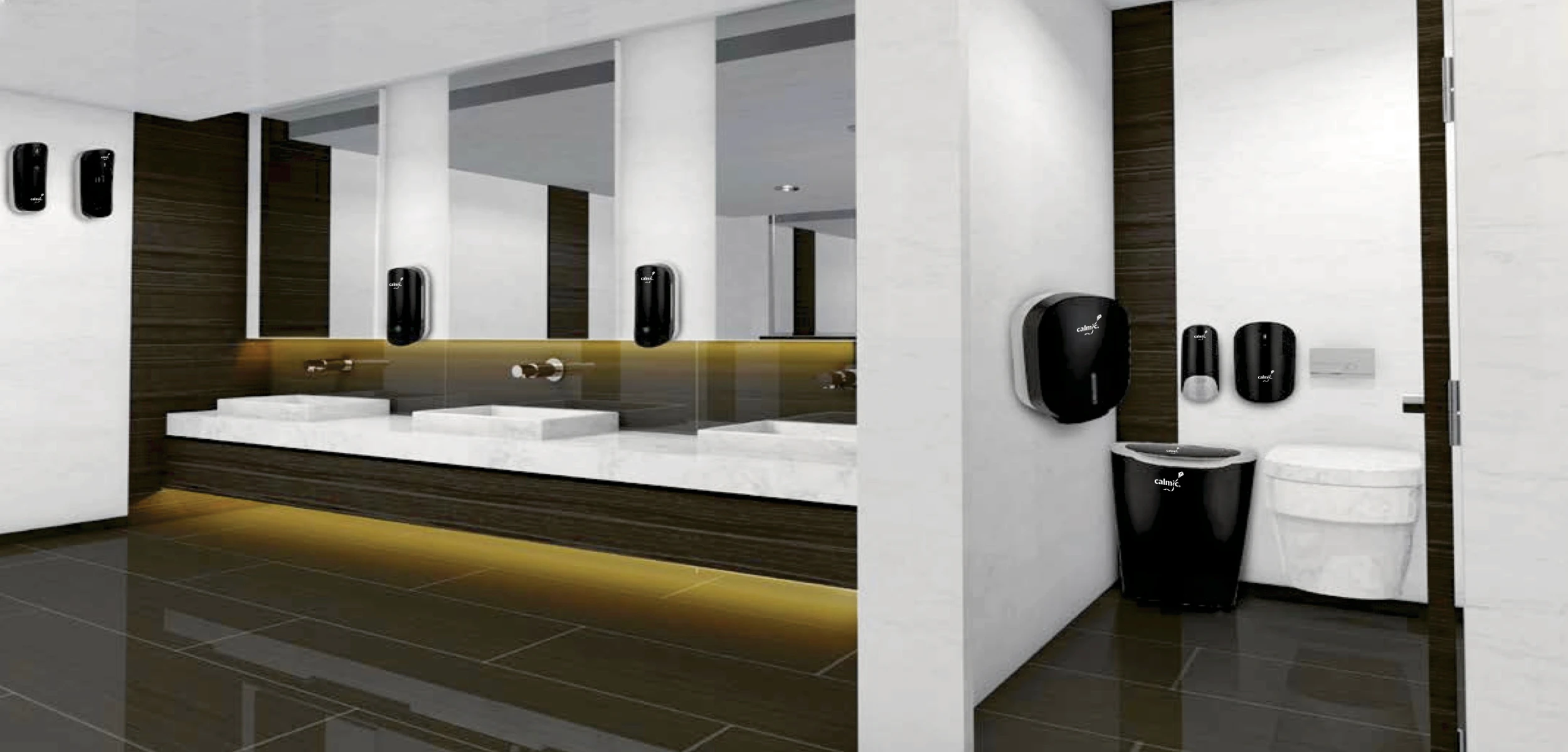 The best way to prevent cleanliness in washroom spaces