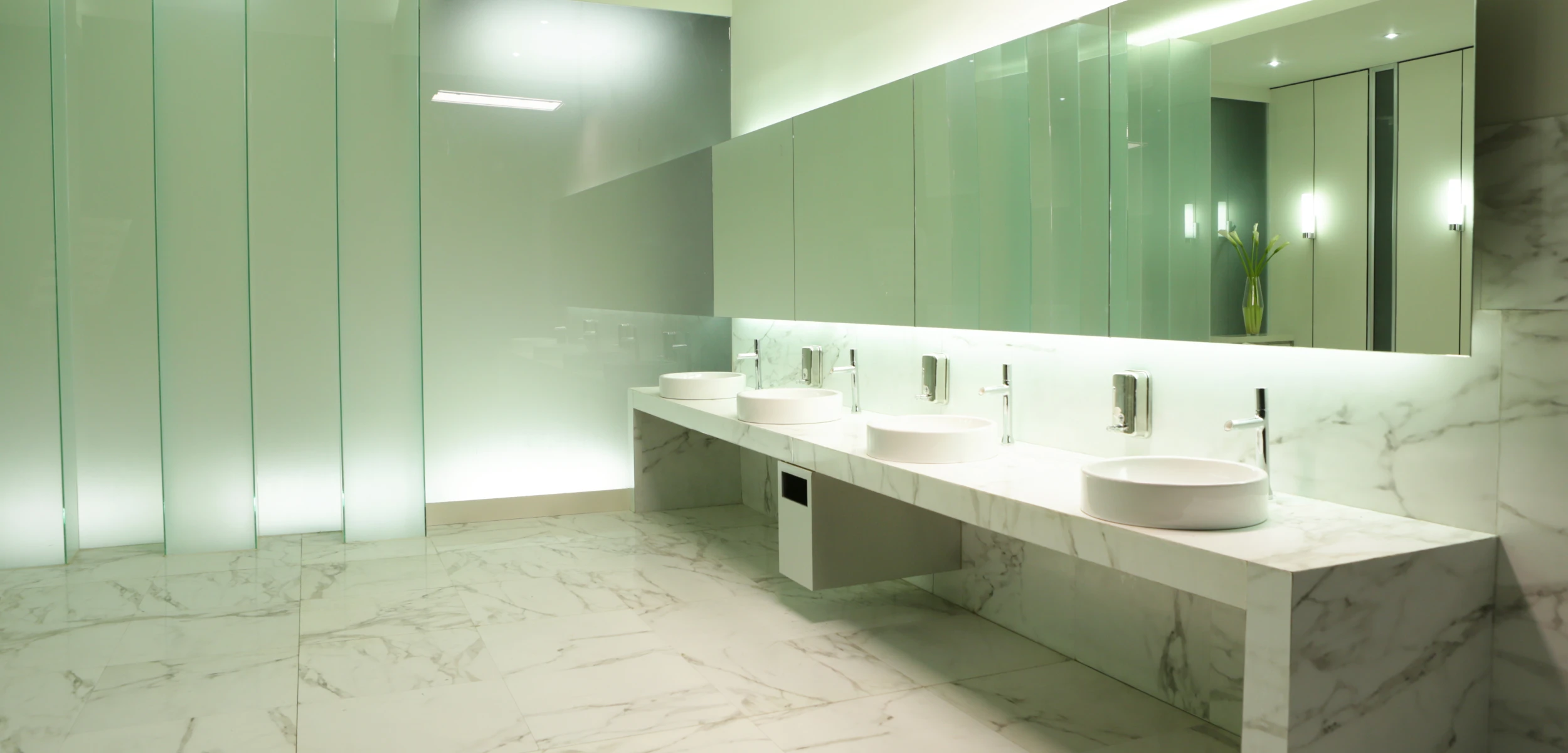 Clean washroom