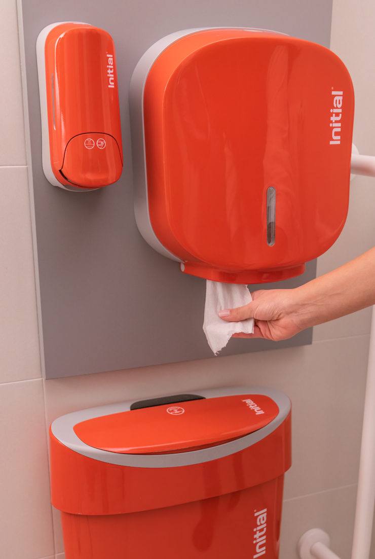 Dispenser carta igienica jumbo colour red