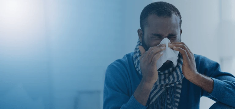 Anosmia as a sign of brain tissue being invaded by air particles