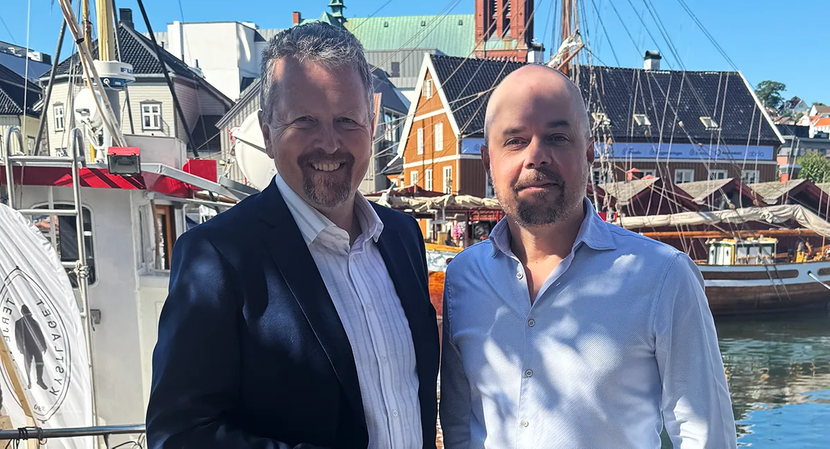 F.v. Jorulf Brøvig Silde og Stig A. Kristiansen