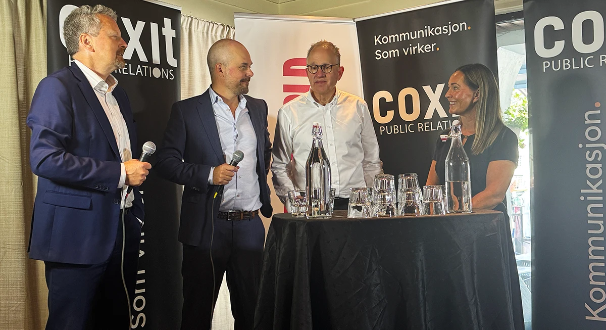 F.v. Jorulf Brøvig Silde, Stig A. Kristiansen, Petter Wilhelmsen og Camilla Ditlefsen