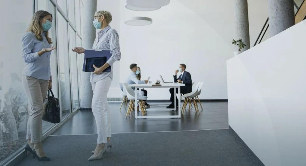 woman in office