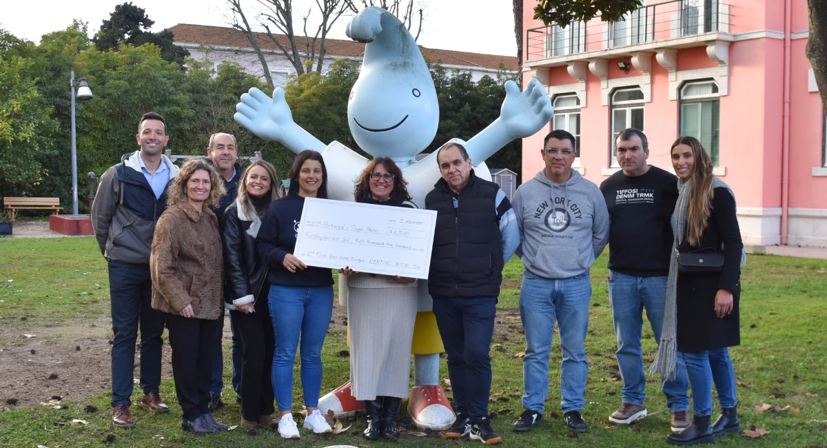 Equipa Rentokil Initial Portugal com membro da Fundação do Gil