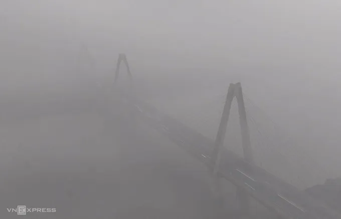 Nhat Tan bridge in Hanoi in 2023.11