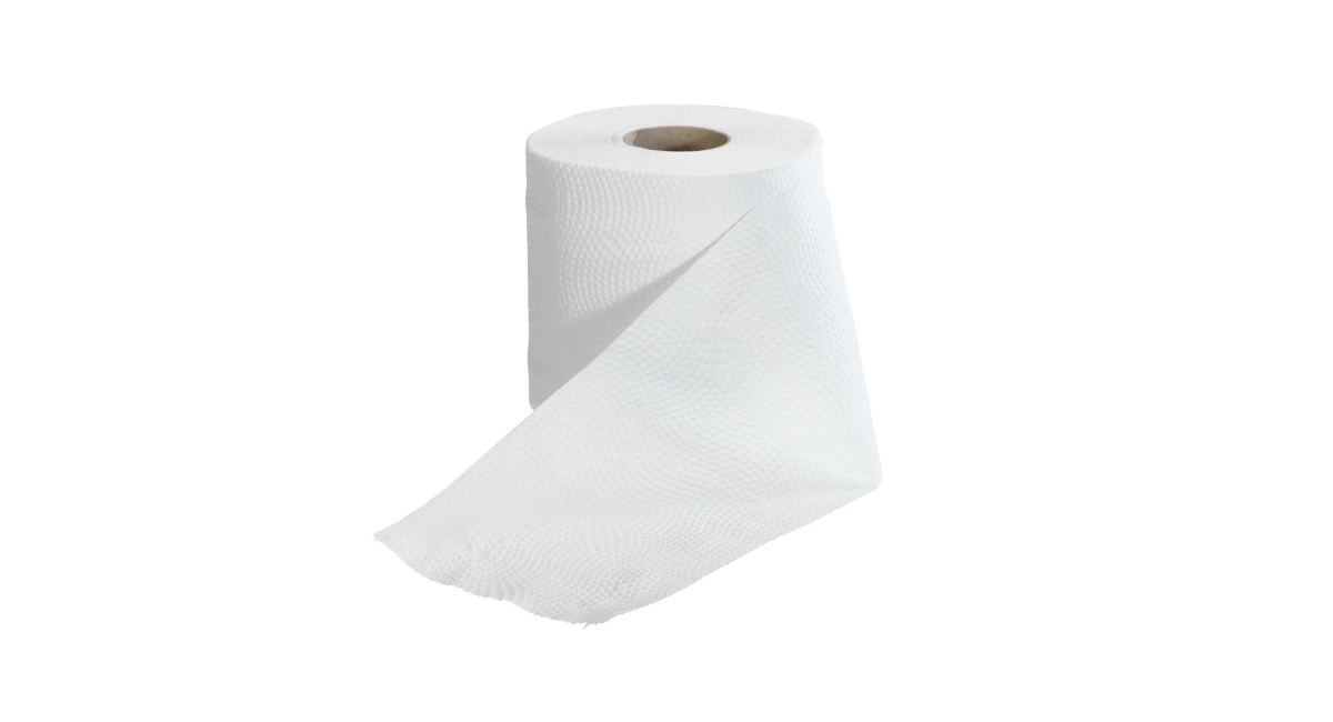 Toilettenpapier Haushaltsrolle, 3-lagig, weiß, 250 Blatt