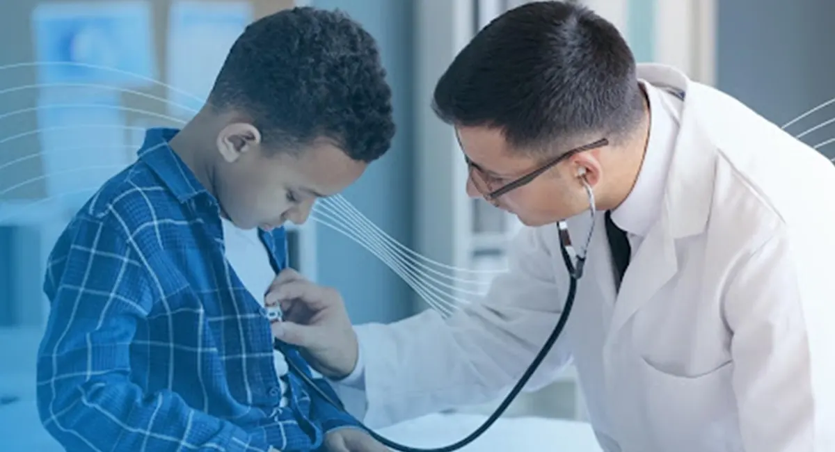 Child and doctor
