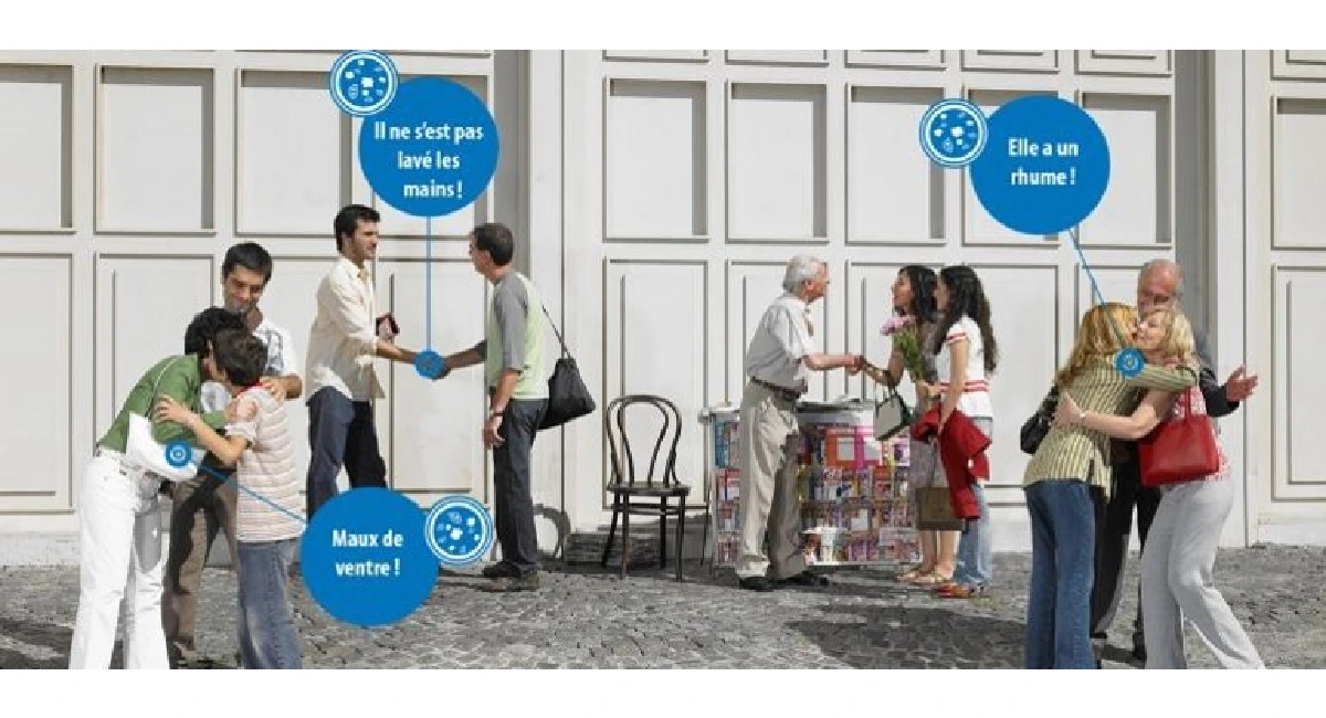 Les toilettes sont pleines de bactéries