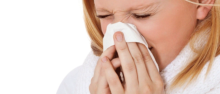 sneezing
