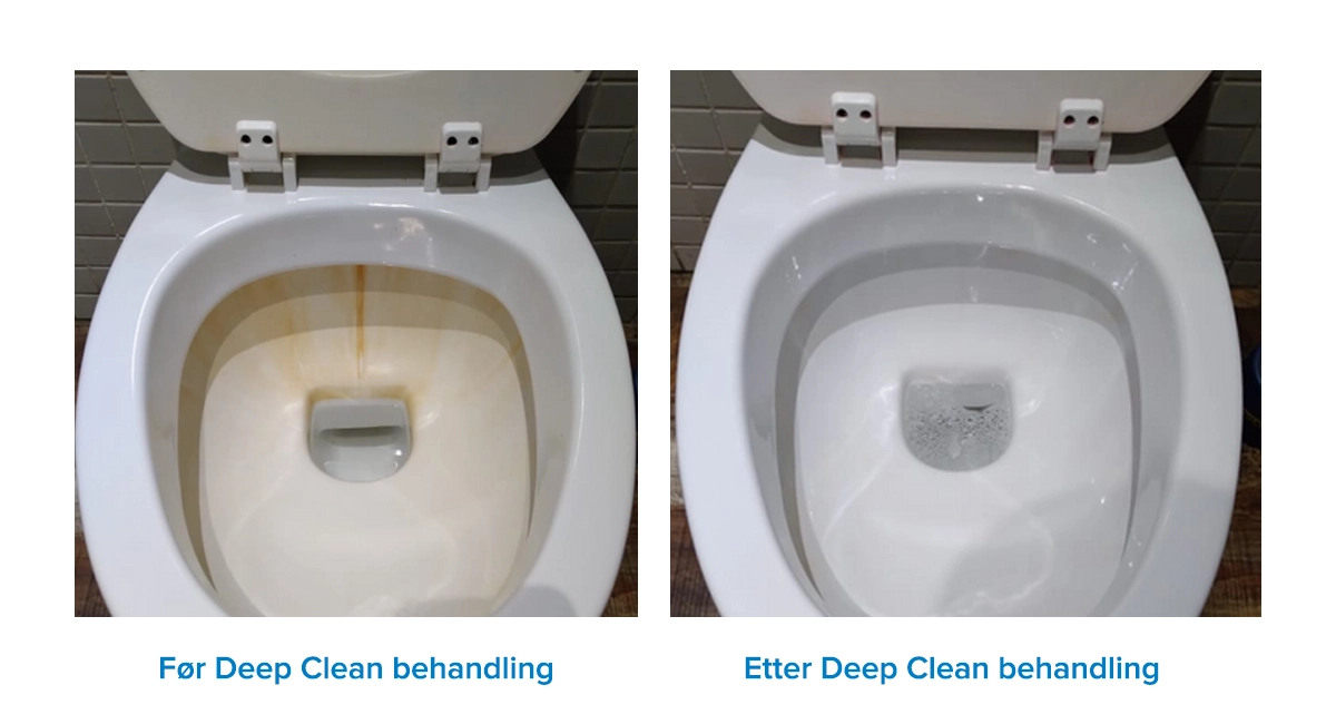 deep cleaning før og etter