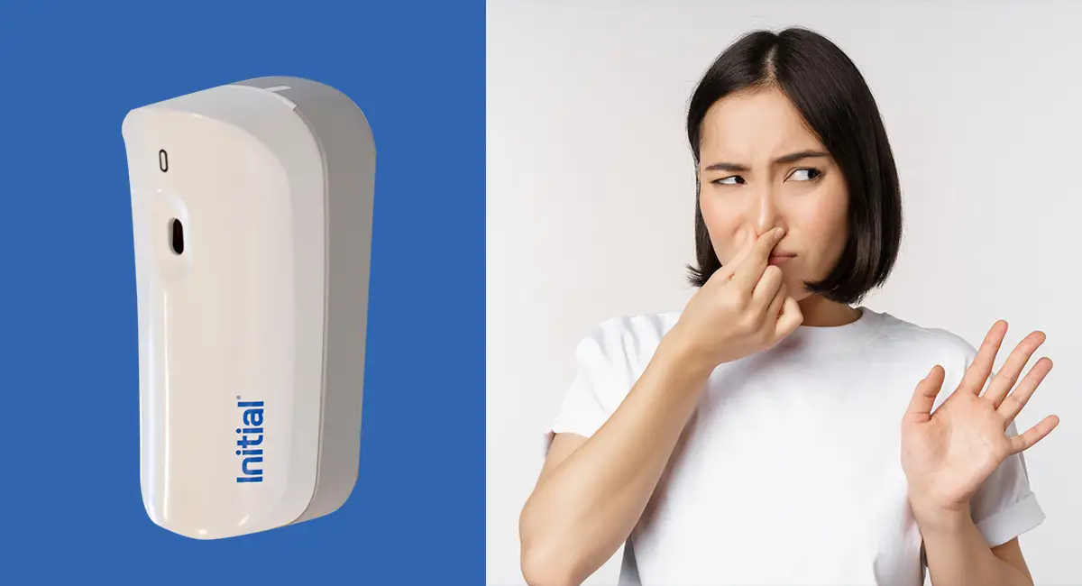 Remove odour using air freshener