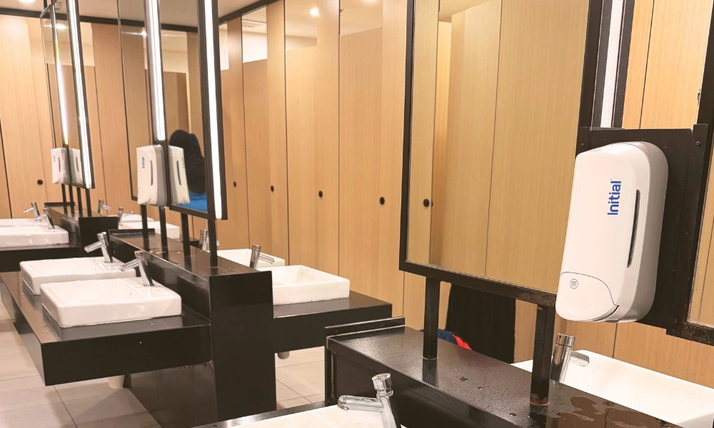 shopping mall washroom