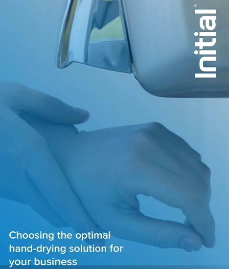 Hand drying whitepaper cover