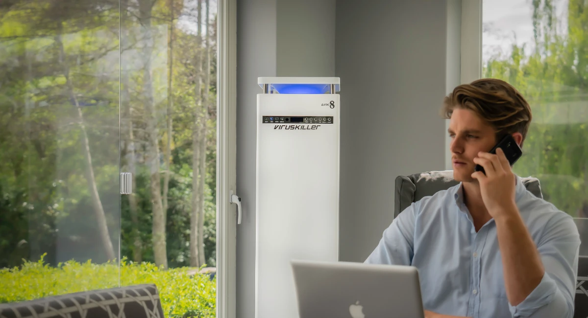 air purifier in the office