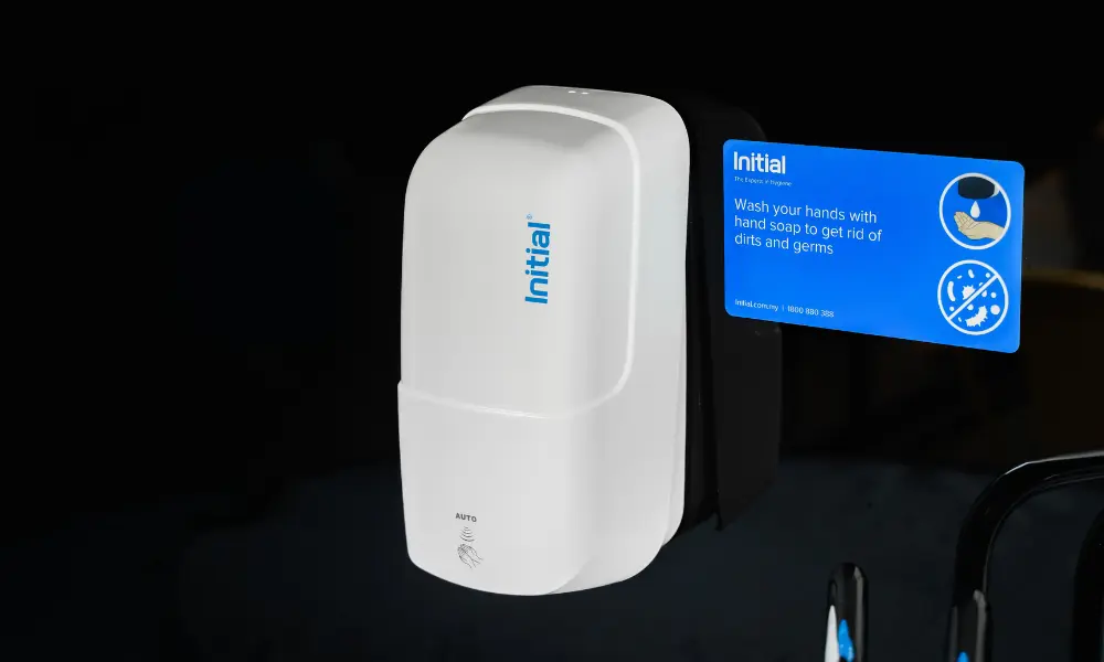 hand soap with decal sticker