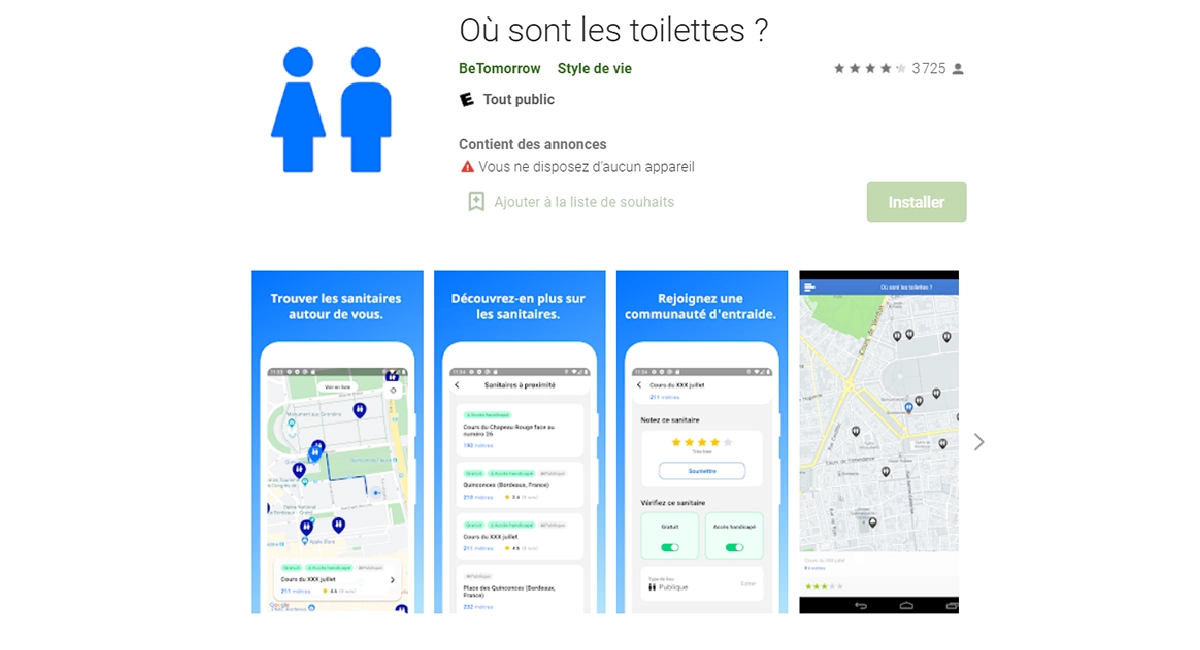Où sont les toilettes ?