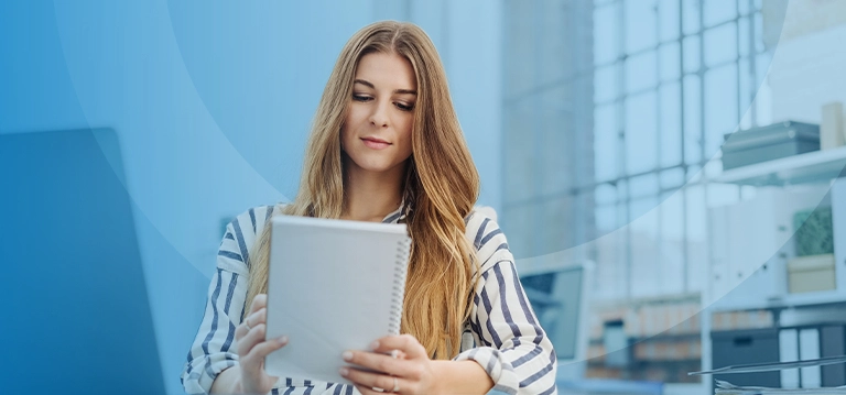 woman in office